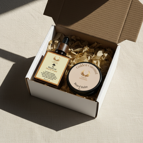Oud & Wood x Golden Coconut Beard Duo
