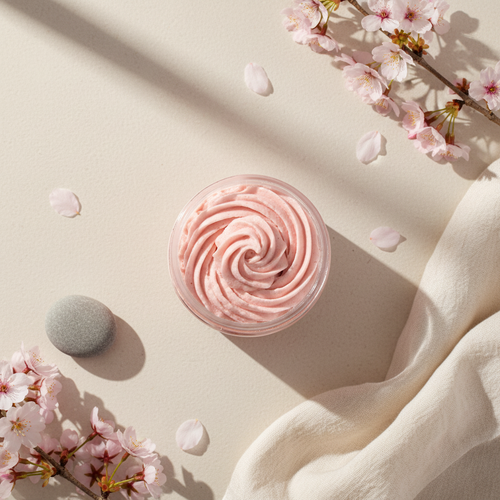 Sakura Soul Body Butter – Flat Lay