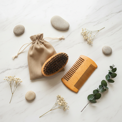Beard Grooming Set - Flat Lay