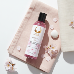 Sakura Soul Shower Gel - Flat Lay