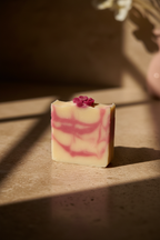 Soap Bar - Lifestyle with Soap Flower